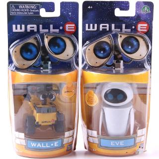 Set of 2 Disney Robot Wall-E and Eee-Vah EVE Figure Kid's Gift