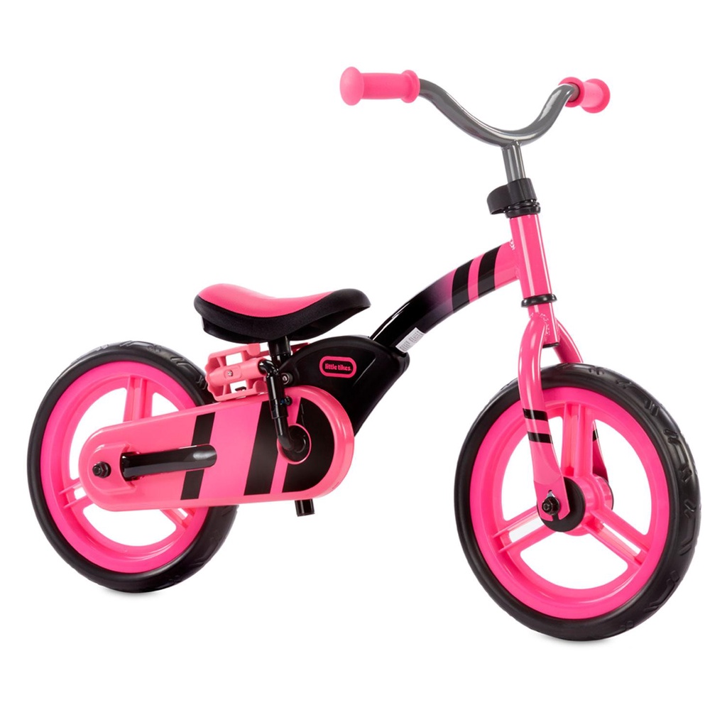 Little Tikes My First Balance-to-Pedal Bike 12” Pink bicycle