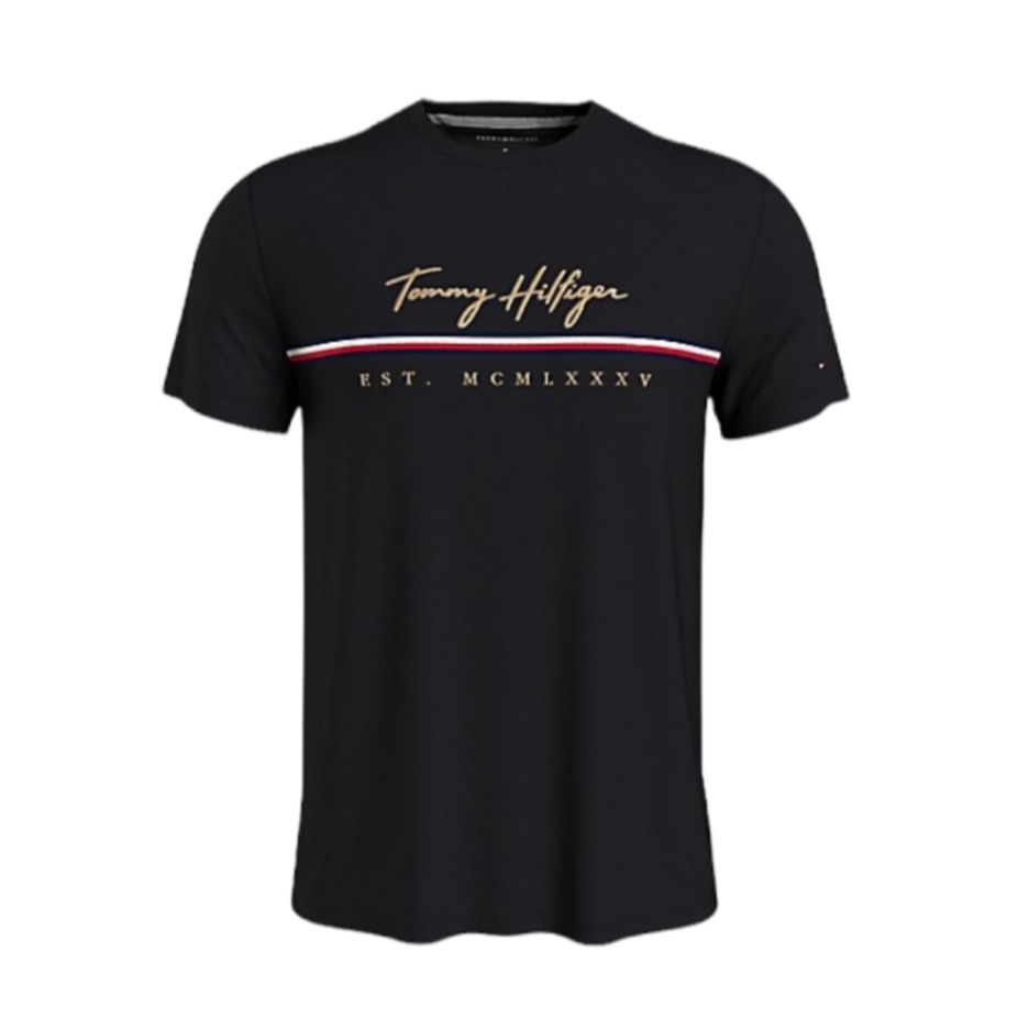 TOMMY HILFIGER SIGNATURE STRIPE T SHIRT 78J4581 Shopee Singapore