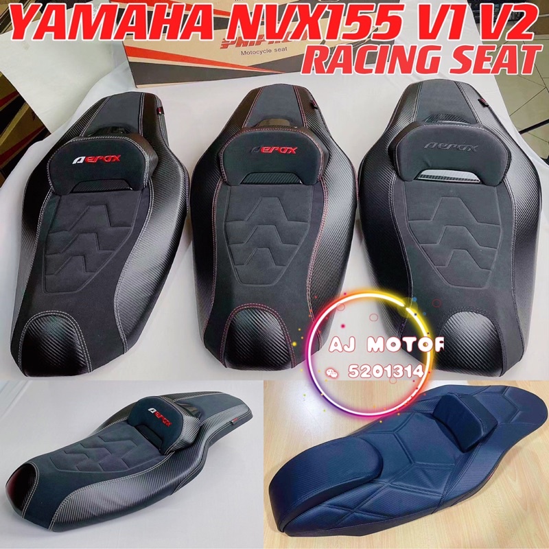 YAMAHA NVX155 V1 V2 V3 NVX COMFORT RACING SEAT PHIPSON CUSION KUSYEN ...