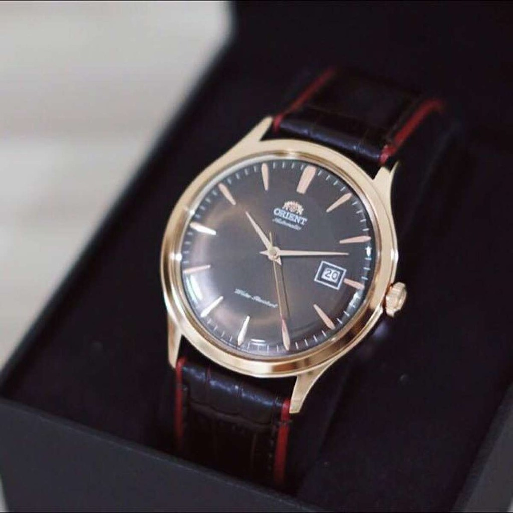 BNIB ORIENT BAMBINO VERSION 4 AUTOMATIC DRESS WATCH WITH BROWN DIAL AC08001T Shopee Singapore