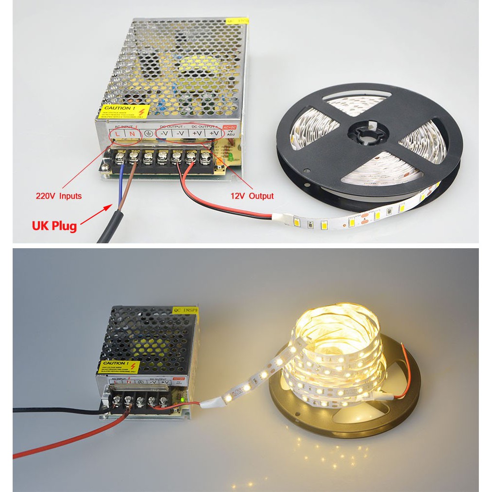 5 Meters 10M 5050 Cool Warm White Red Blue Green Led Strip Lights FULL