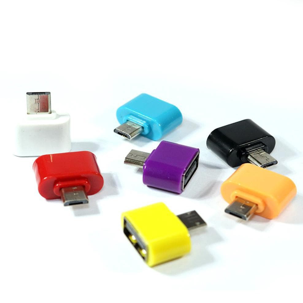 OTG MINI PERSEGI MICRO USB / TYPE C konektor NON KABEL On The Go Android