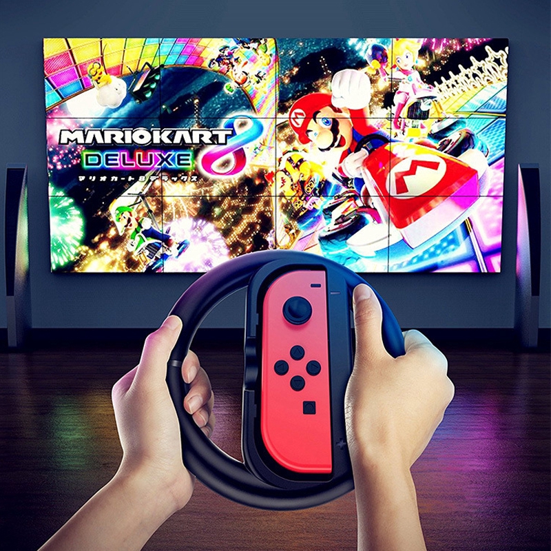 2PCS Switch Nintendo NS Game Controller Steering Wheel Grip | Shopee ...