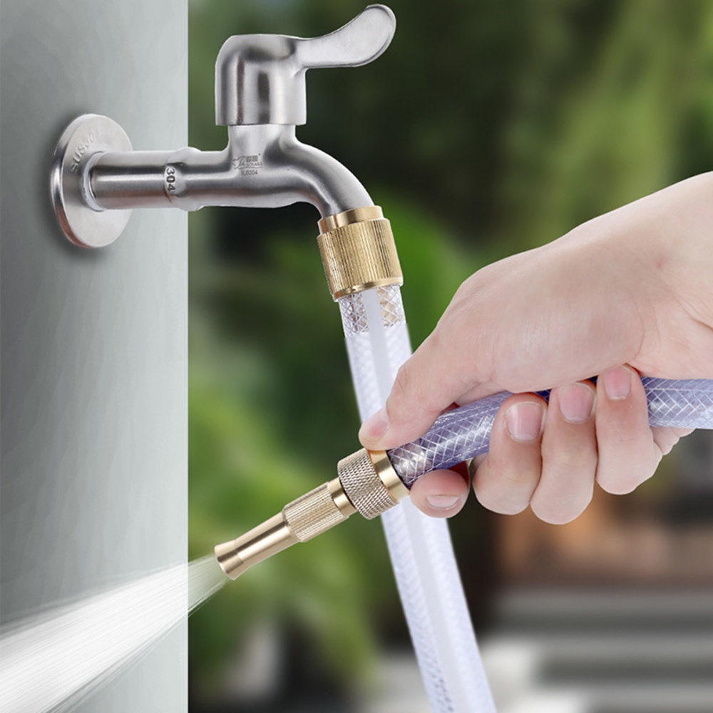 Car Wash Copper High Pressure Water Gun Spray Nozzle Spray Water Jet Car Wash Water Gun Garden Water Gun Water Jet Pipe Connector