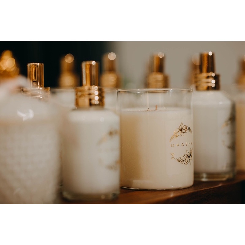Okasha | Candle + Mist Set (Random scents) | Shopee Singapore