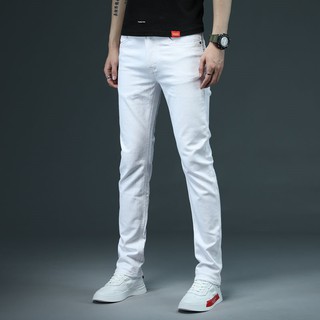 White designer deals jeans mens