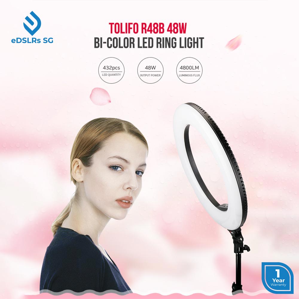 Tolifo r48b best sale led ring light