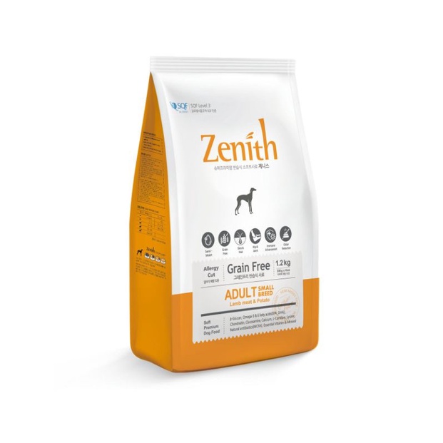 Zenith Soft Kibble Adult Small Breed Dry Food For Dogs 1.2kg | Shopee ...