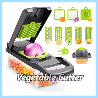 Mandoline Slicer 5 in 1,Vegetable Food Potato Cutter, Strips Julienne Dicer  Adjustable Thickness 0.1-8 mm for Kitchen Food Chopper Fast Meal Prep  (Gray) 