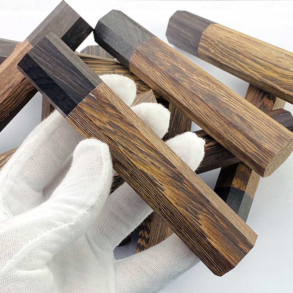 1PCS Japanese-style Kitchen Knife Handle Octagonal Handles Wenge Wood ...