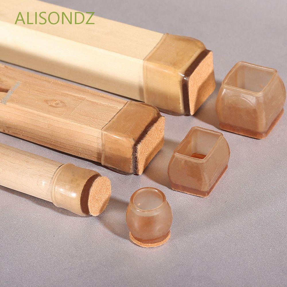 ALISONDZ Silicone Chair Feet Protector Rectangle Square Round