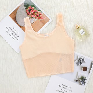 Bundle of 3 pcs) Teenage Camisole Bra Children Underwear Young Girl Sports  Bra Puberty Training Bra girls tank top Cotton bra 9-15 Years Tops Crop  Teens For Girls Junior Underwear School Students