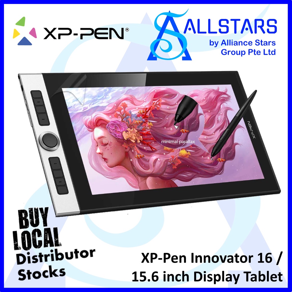 XP-Pen Innovator 16/15.6 inch Display Tablet/Full HD laminated IPS with ...