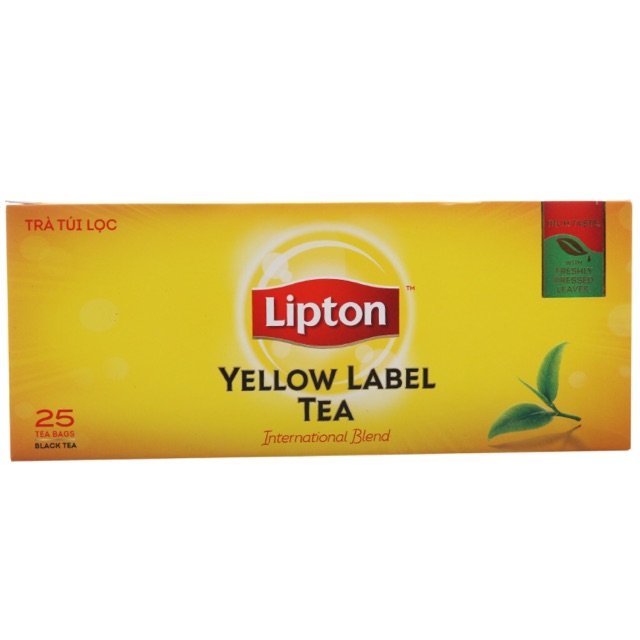 (Hsd T1 / 2025) Lipton Tea Yellow Label Filter Bag 50g (2g x 25 Packs