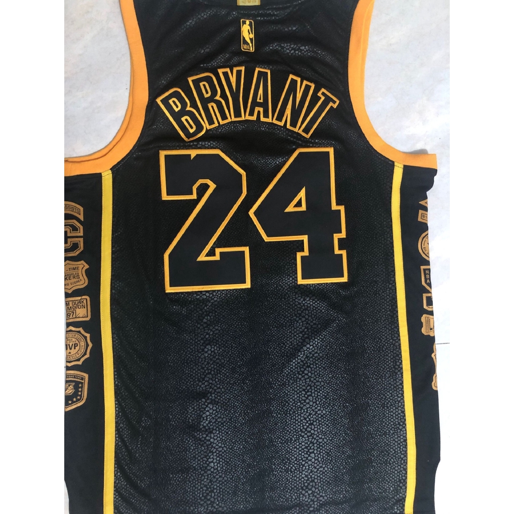 Kobe Bryant #24 Commemorative Lakers Jersey Black Mamba - Rare