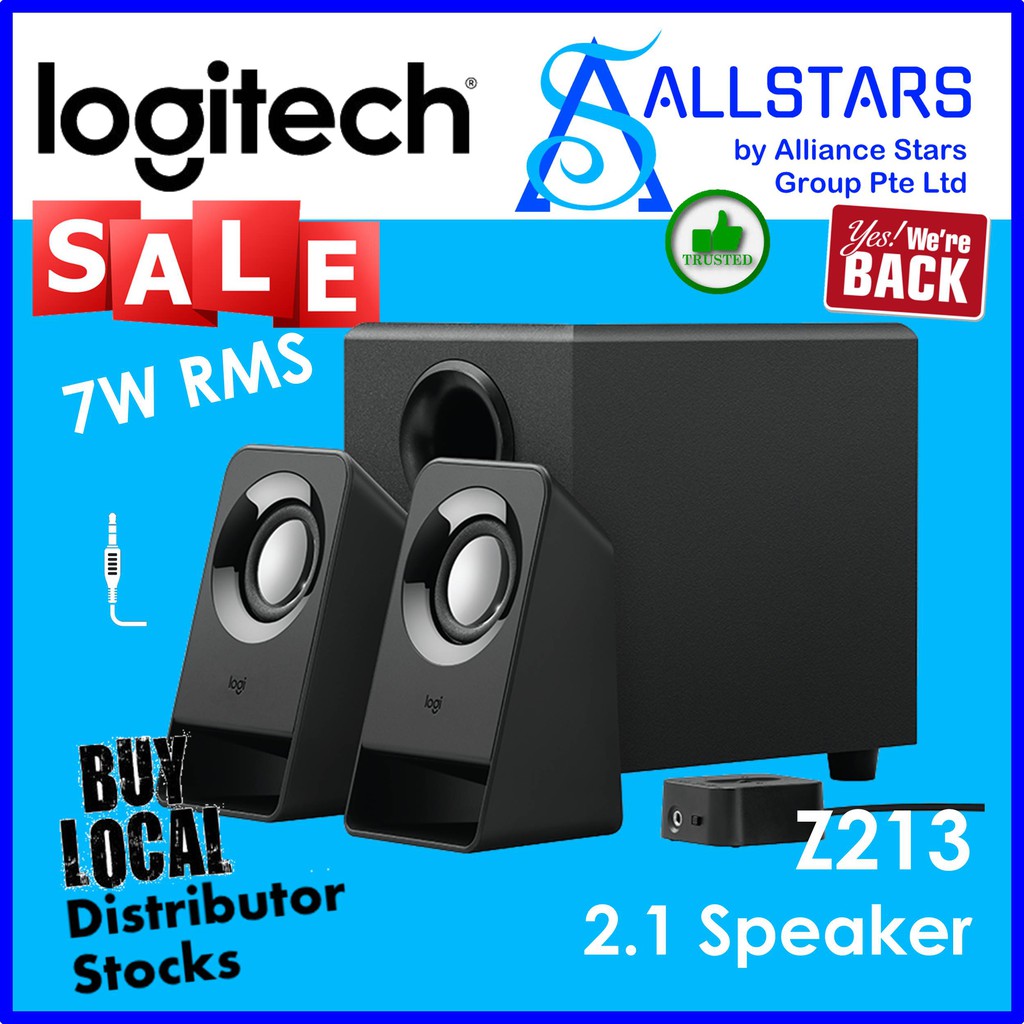Logitech Z213 Compact 2.1 Speaker System (980-001264) Warranty 1year ...