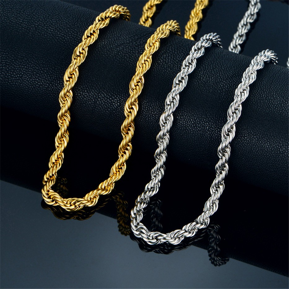 Gold and silver 2025 chain mens