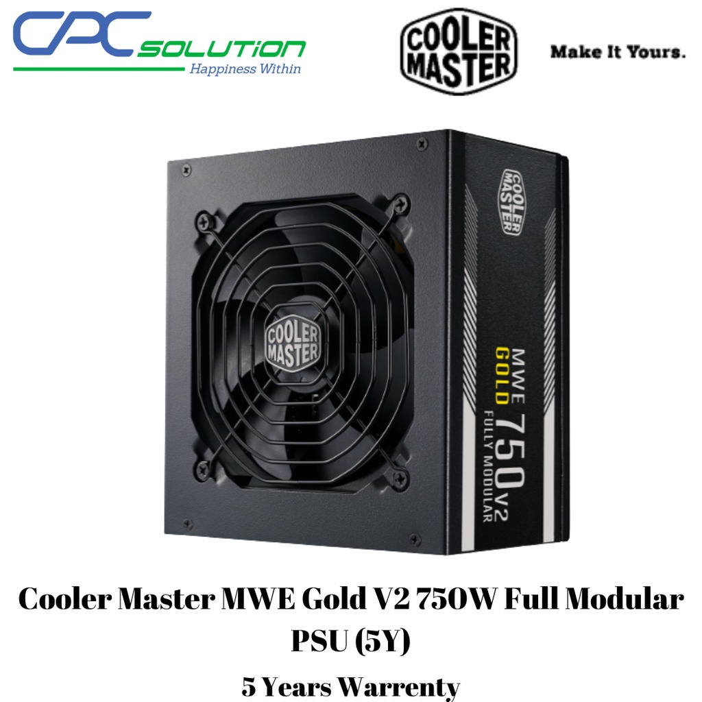 Cooler Master MWE Gold V2 750W Full Modular PSU (5Y) | Shopee Singapore