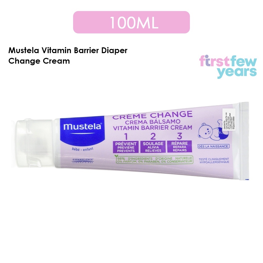 Mustela Vitamin Barrier Diaper Change Rash Cream (100ML) [EXP 04/2026 ...
