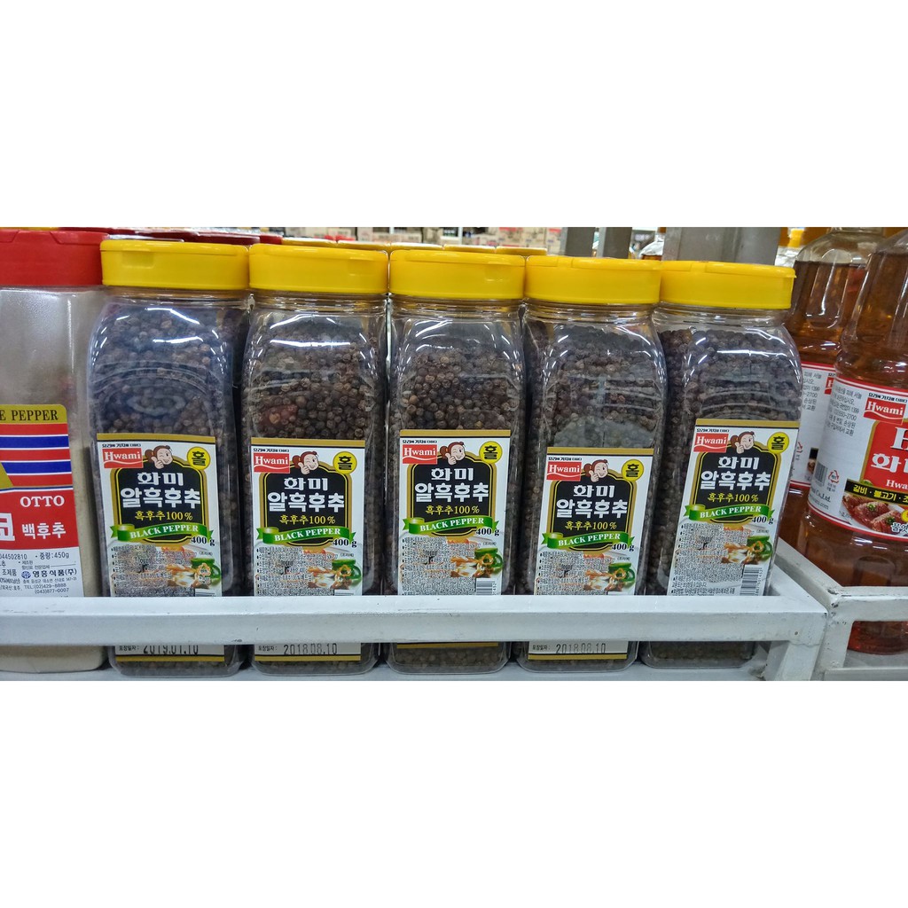 Korean WHOLE BLACK PEPPER 400G - 알흑후추 | Shopee Singapore