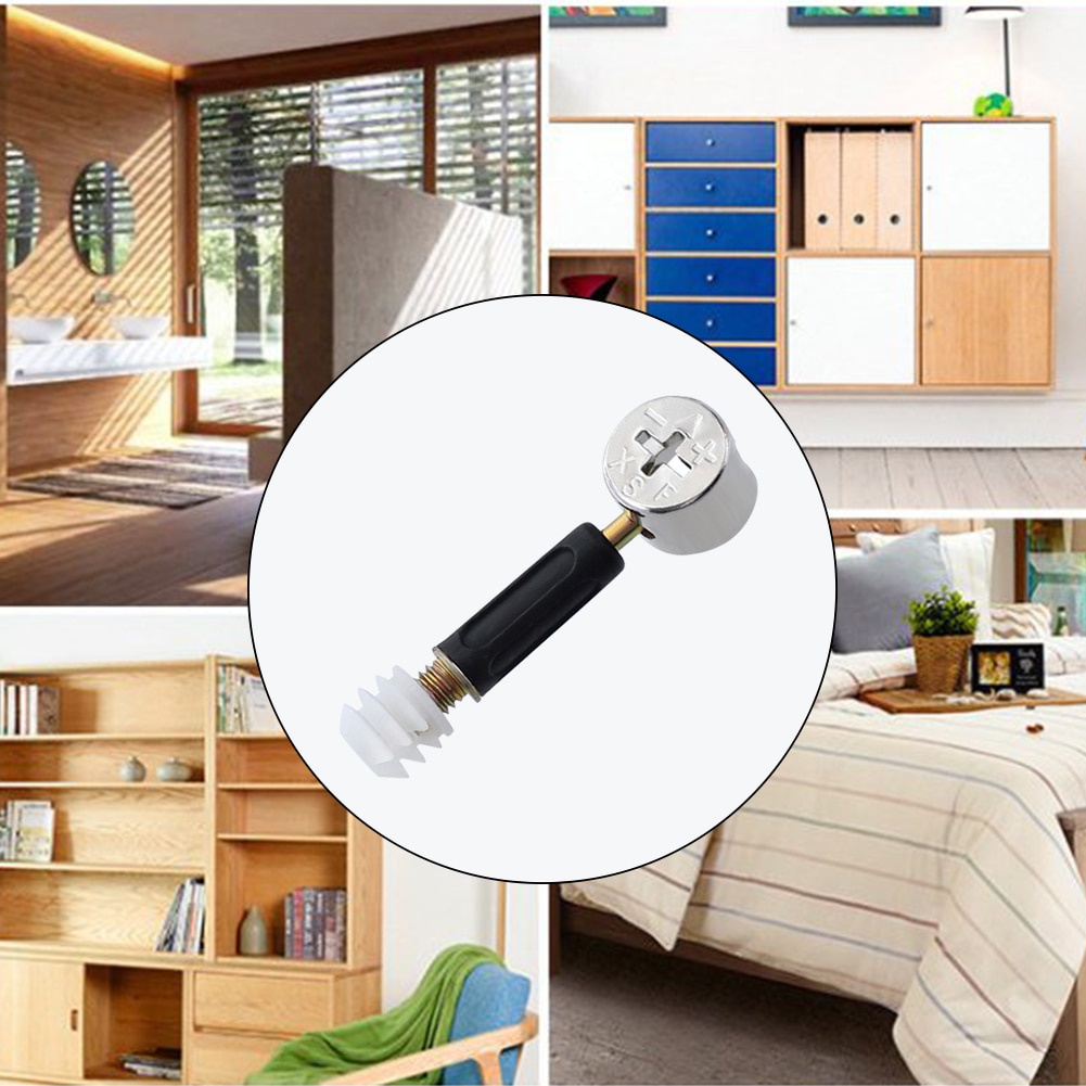 2Set of 3 In 1 Desk With Dowel Cam Fitting Drawer Furniture Connector ...