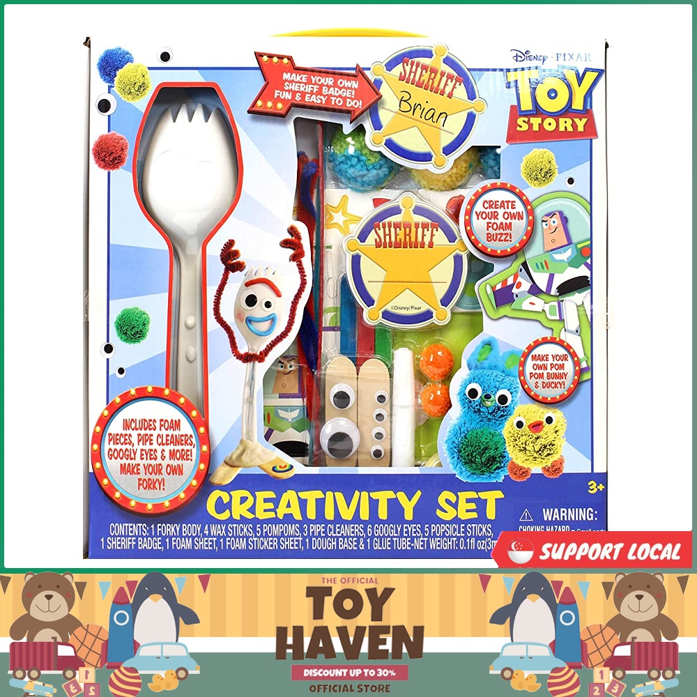 [sgstock] Disney Toy Story 4 Forky Creativity Set (12810) | Shopee ...