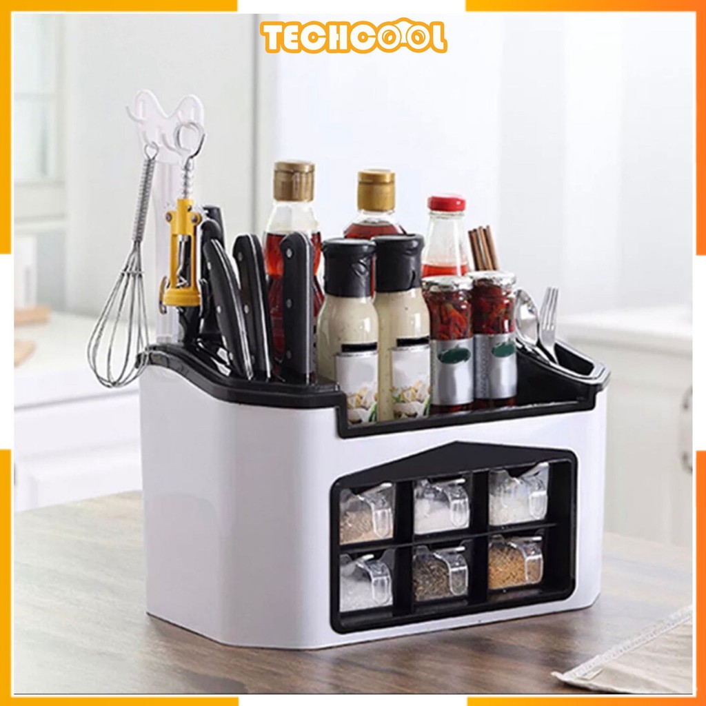Sauce Multifunction Practical Kitchen With Spice Box Household Standing ...