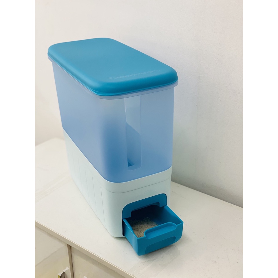 Tupperware Smart Rice Barrel With A Capacity Of 10L - Rice First Eat ...