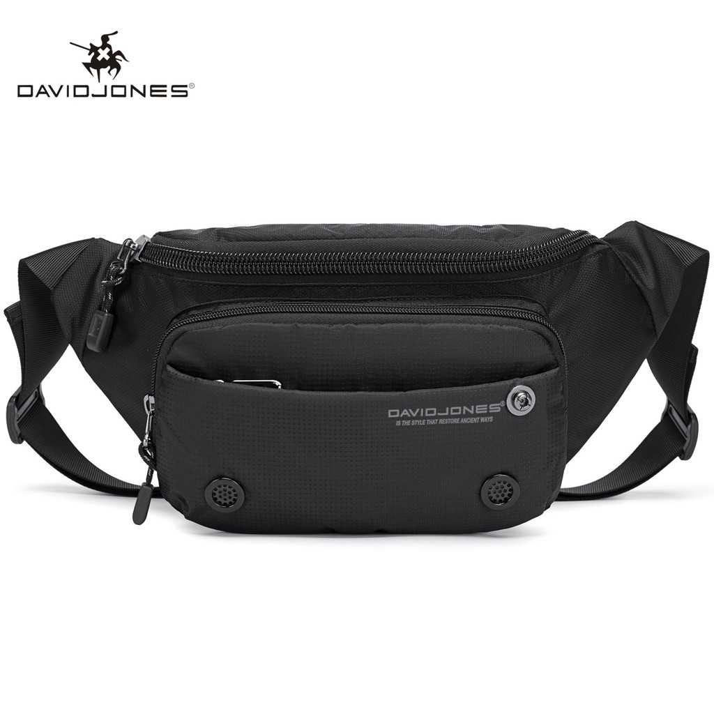 David Jones Paris For Men Polyester Waist Bag Shopee Singapore