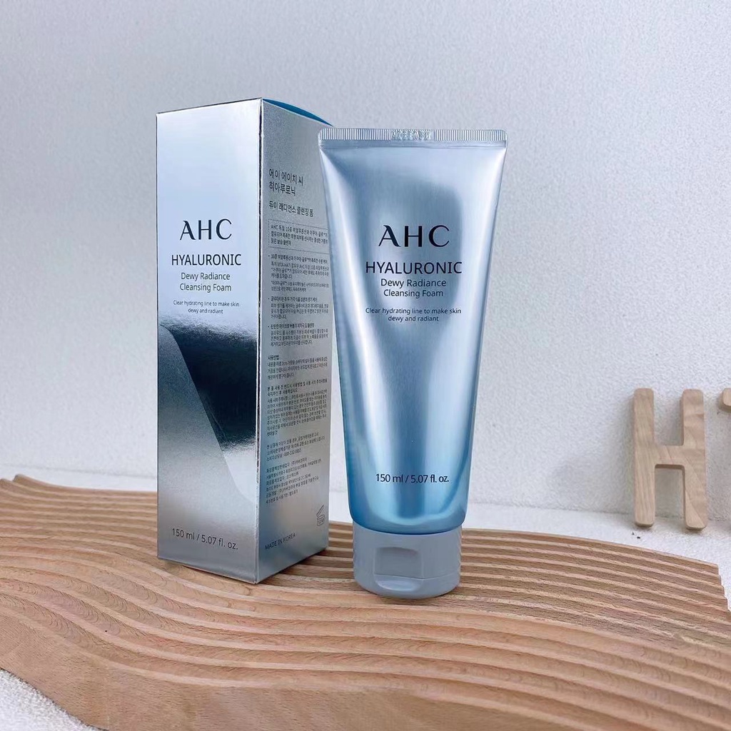 AHC Hyaluronic Dewey Radiance Cleansing Foam 150ml | Shopee Singapore