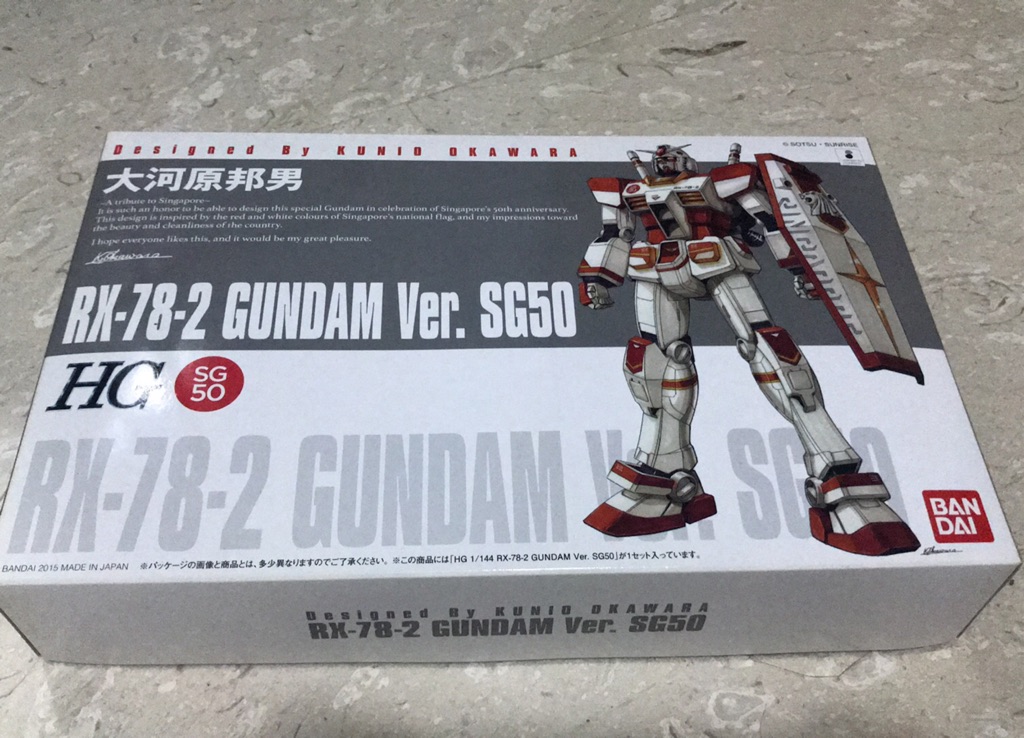 RX-78-2 Gundam Version SG50 | Shopee Singapore