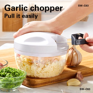 900ml Household Manual Chopper Vegetable Processor Manual Garlic Grinder -  China Garlic Grinder and Grinder price