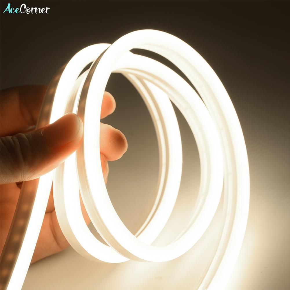 1-10Meters Led Strip Light 220V AC Waterproof Neon light 120LEDs/M String 8*16mm SMD 2835 Flexible Rope DIY Holiday Decoration Home