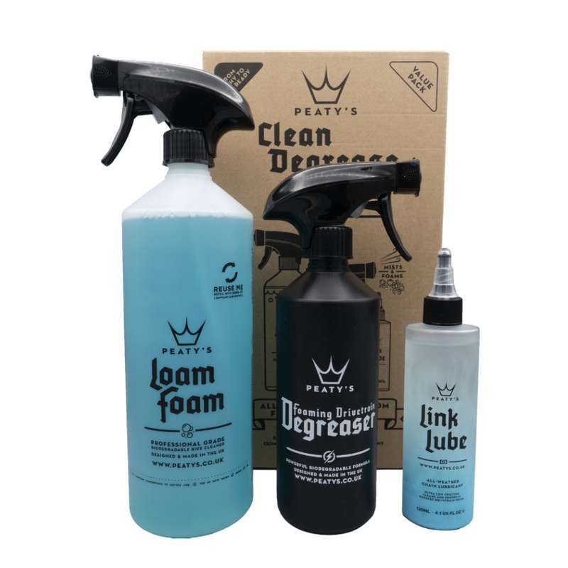Peaty's Peatys Biodegradable Bicycle Bike Wash Cleaning Foaming Degreaser & Lube Lubricant