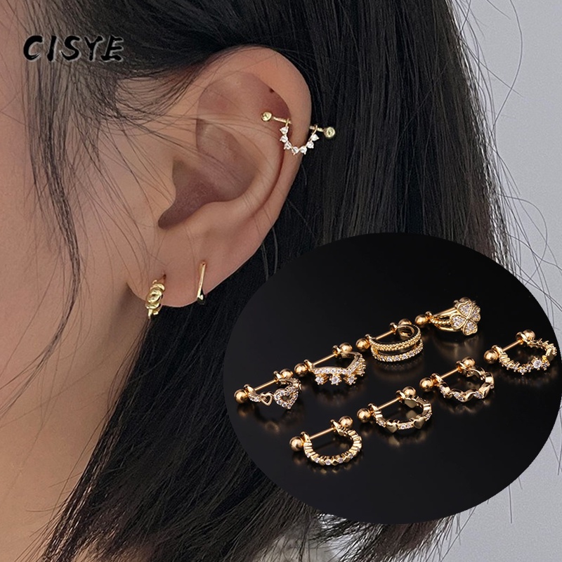 Cartilage hot sale curved earring