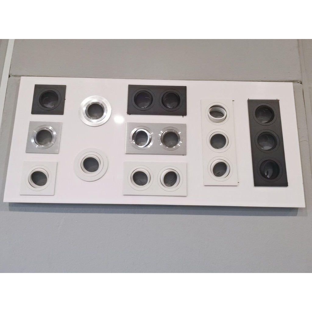 GU10 Downlight Casing Fixture/Solid Aluminium Spotlight | Shopee Singapore