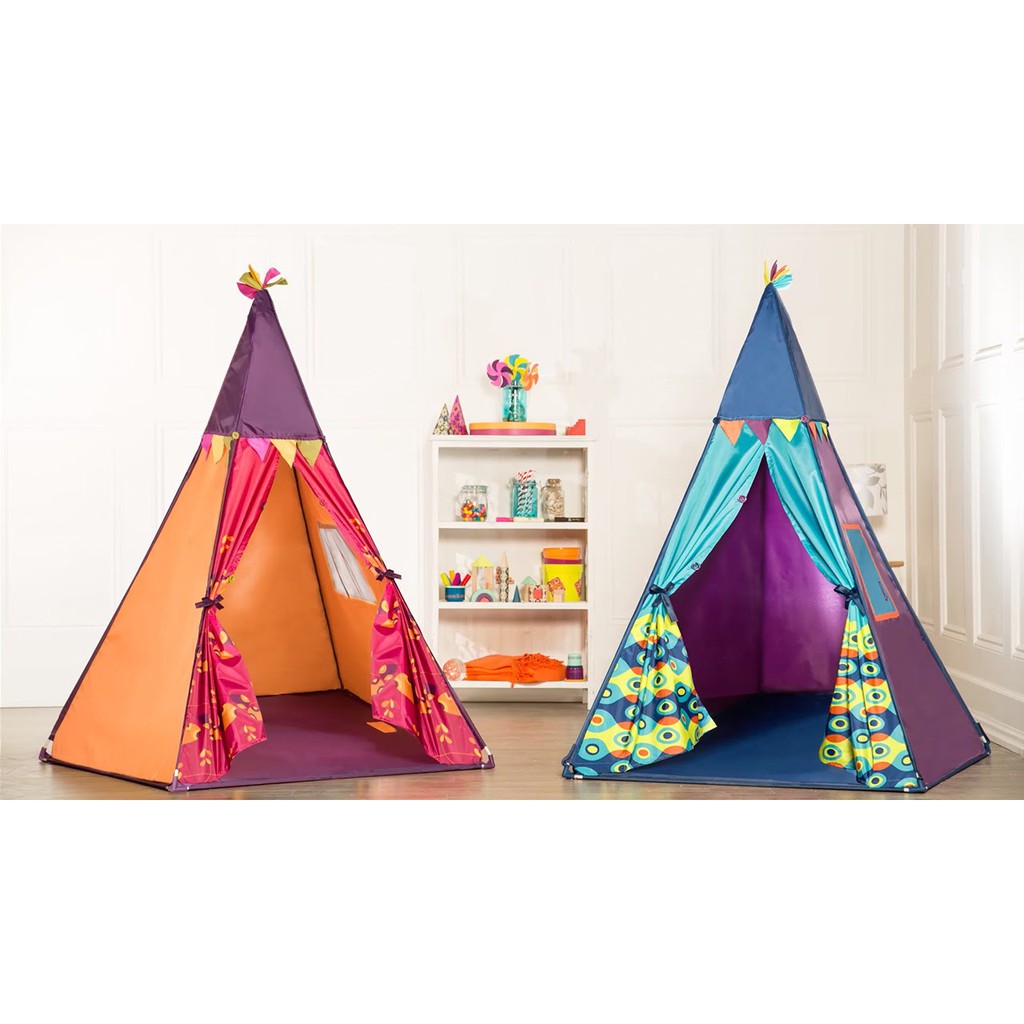 B.Toys Teepee with Star Projecting Light Camping Tent Toy Tent Fun for Children Indoor Play Shopee Singapore