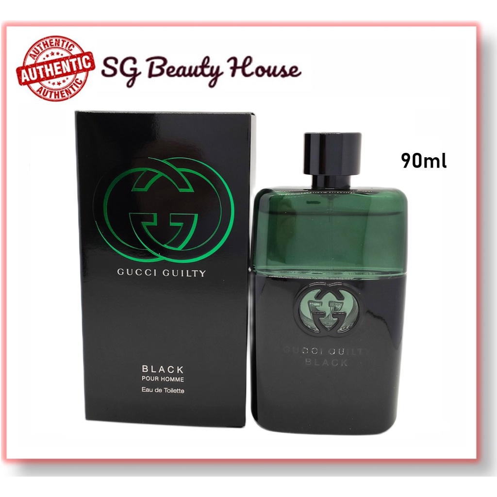 GUCCI GUILTY BLACK POUR HOMME EDT SPRAY 50ML/90ML | Shopee Singapore
