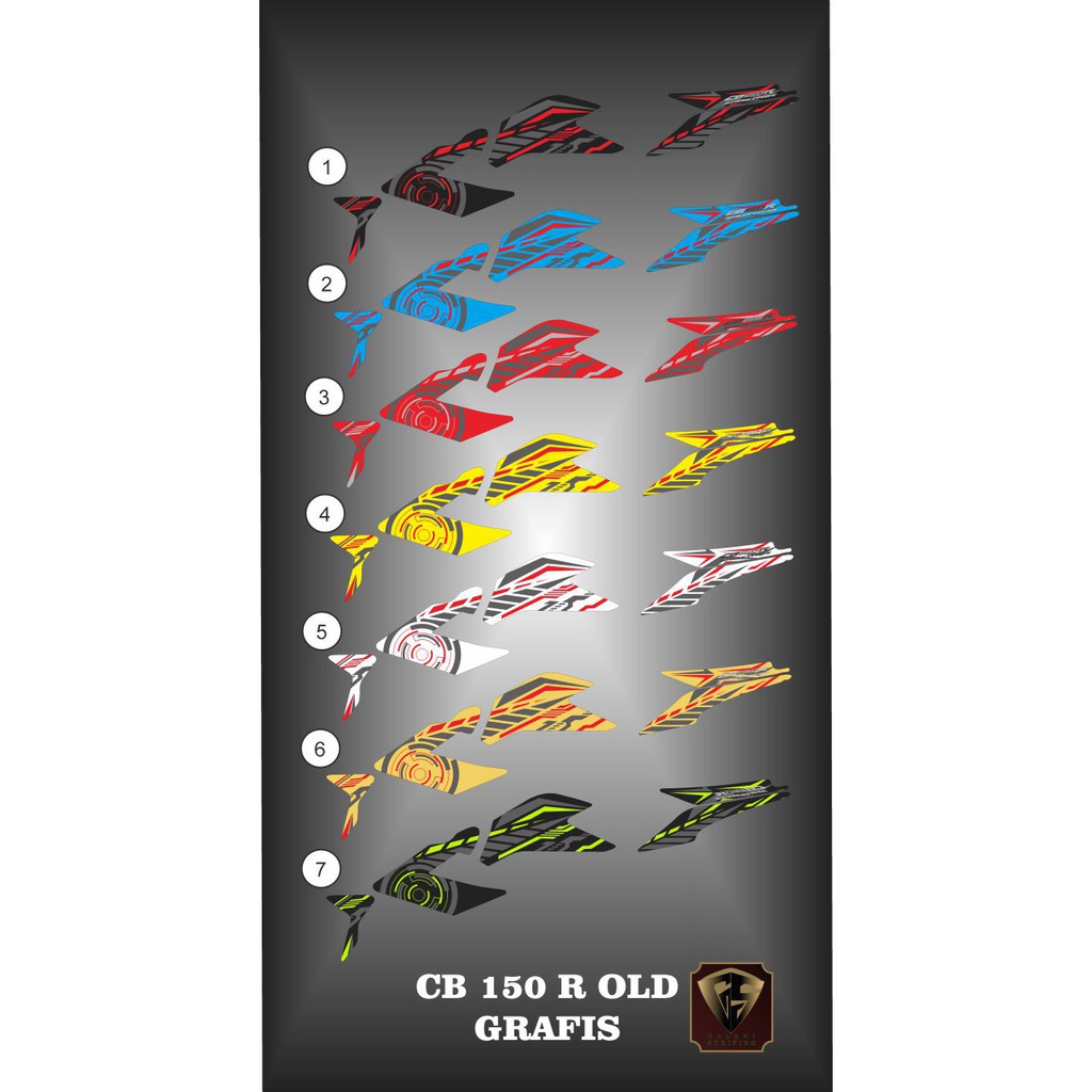Decal Sticker Sticker Striping list old CB 150 r graphic | Shopee Singapore