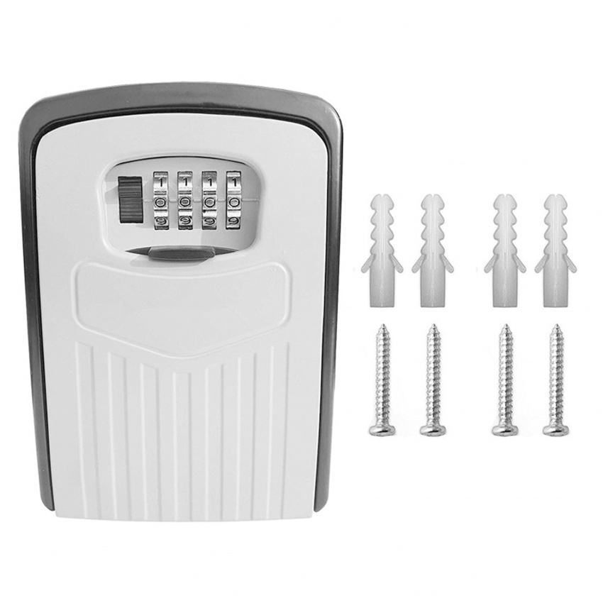 Extra Large Combination Key Storage Lock Box,Outdoor Key Safe Wall