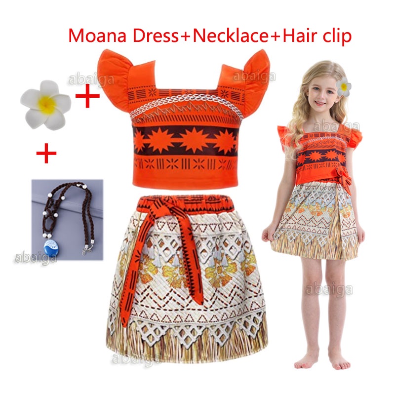 Monnalisa - Girls Moana Oceania Top & Skirt Set