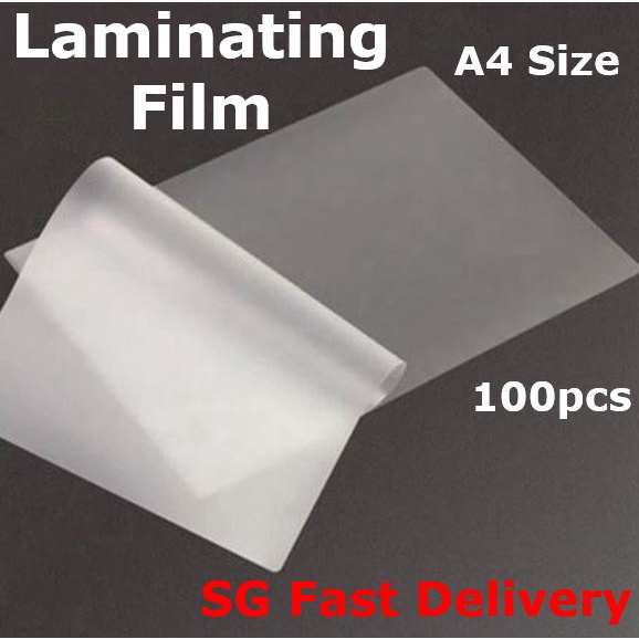 Laminating Film A4 Size 100pcs High Quality Laminate Film | Shopee ...