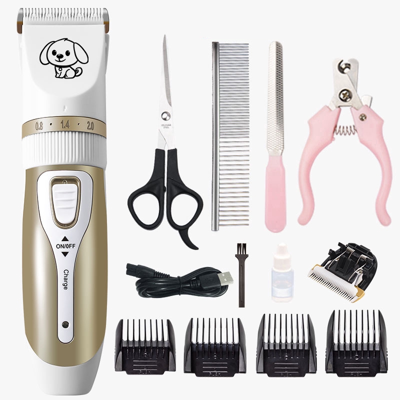 Pet Grooming Kit Cordless Professional Rechargeable Pet Cat Dog