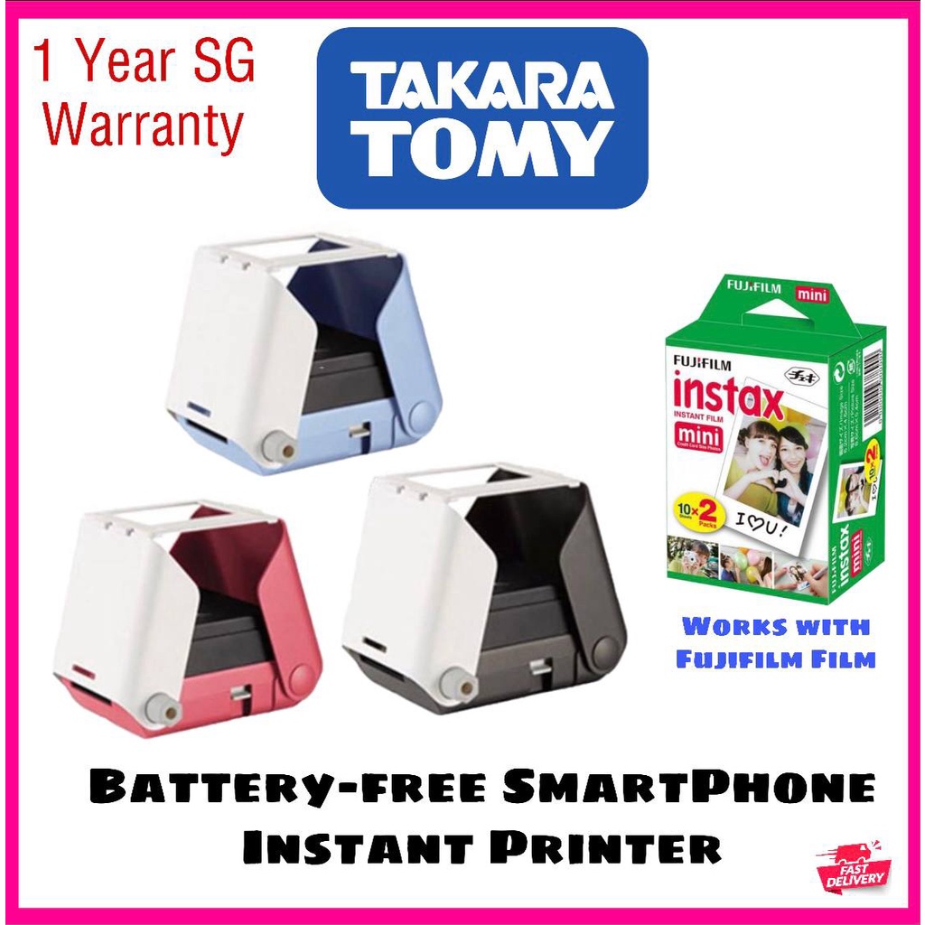 Instax Instant SmartPhone Photo Printer Takara Tomy Printoss NO WIFI