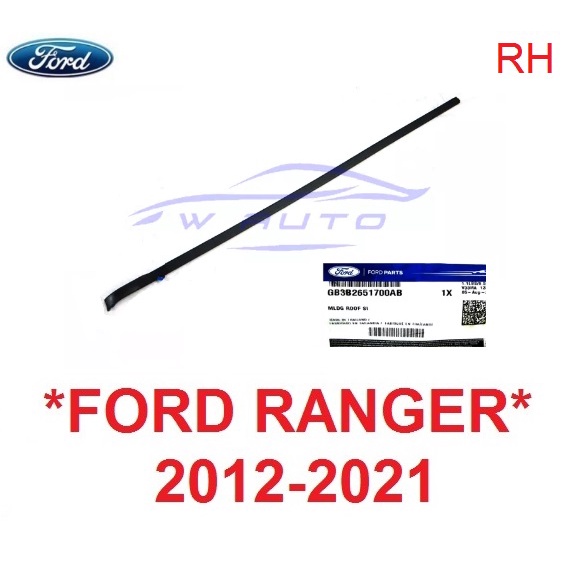 Genuine Center Model Without Rail 4-Door Ford Ranger 2012-2022 Rubber ...