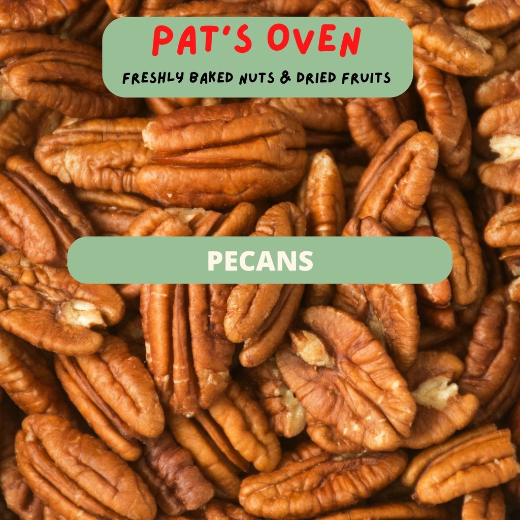 Pecans (Unsalted, Honeyed, Coffee), Pats Oven Healthy Baked Nuts