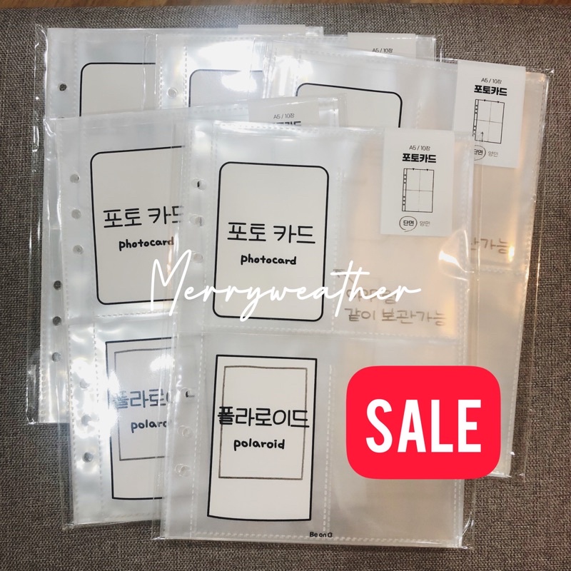 Be on D File Insert A5 Size 6 Rings (With Photocard) | Shopee Singapore