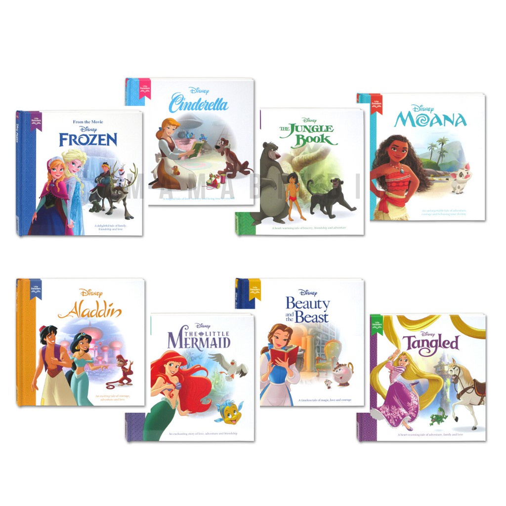 Little Readers Disney Storybook Aladdin/Lion King/Cinderella/Beauty and ...