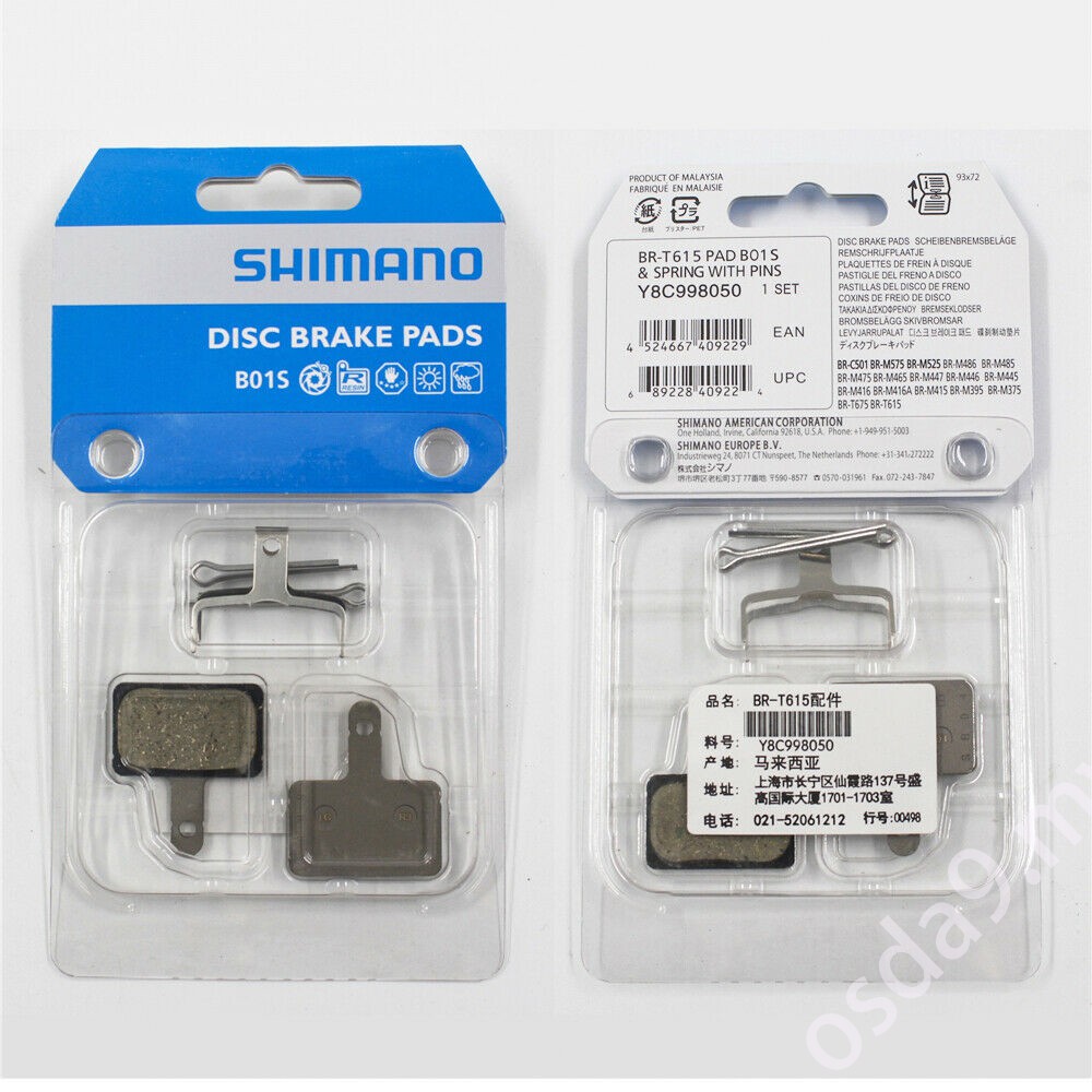 Shimano m355 on sale brake pads